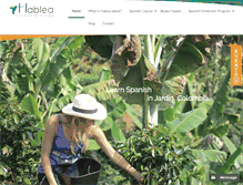 Tablet Screenshot of hablea.com
